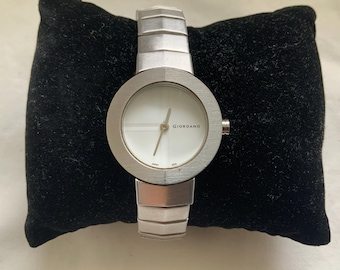 Giordano Quartz Water Resistant 30M Chrome Round Gents Watch