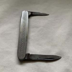 Vintage Richards Sheffield Double Blade Pocket Knife