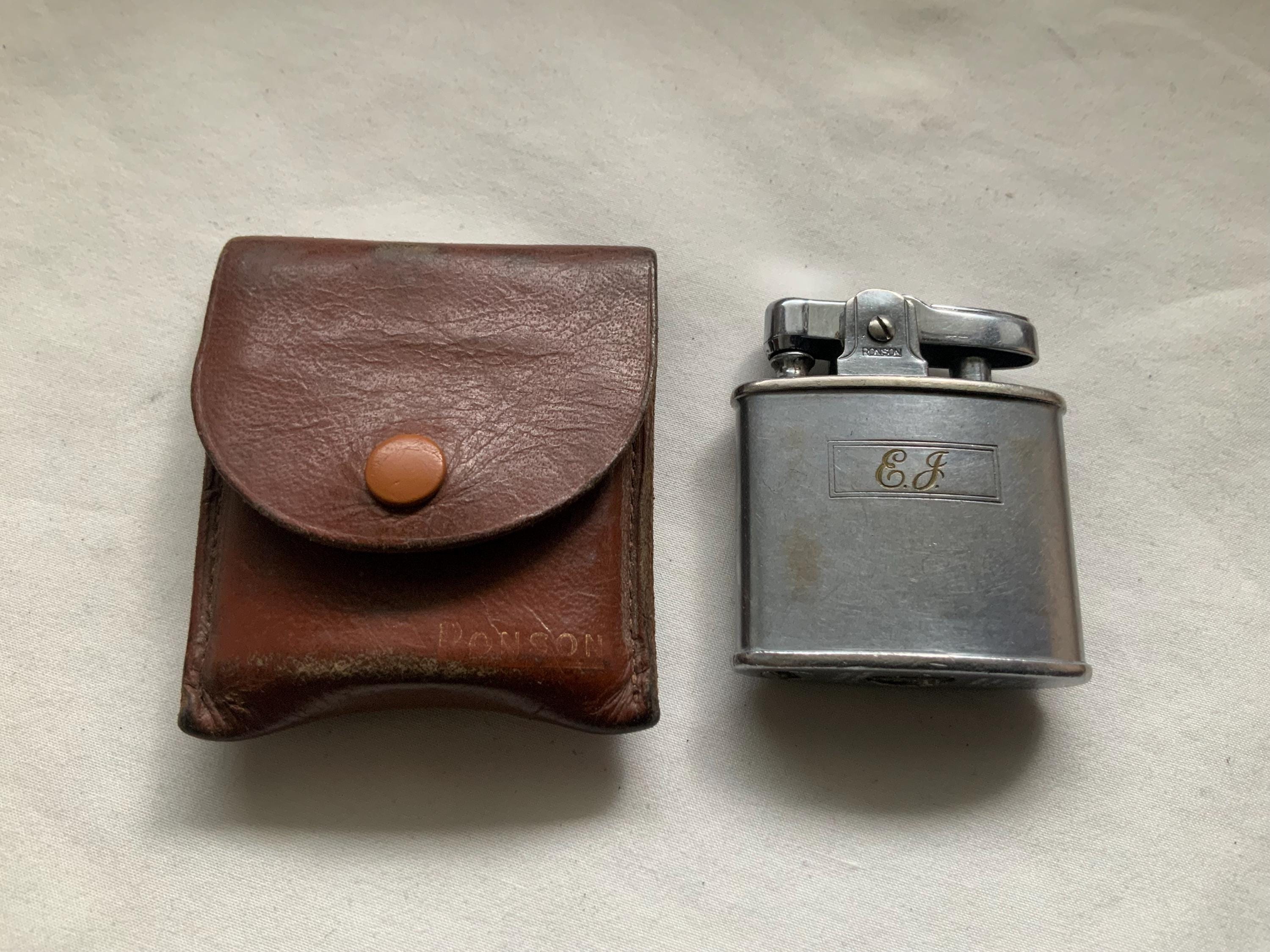 Ronson cigarette case and lighter - Etsy 日本