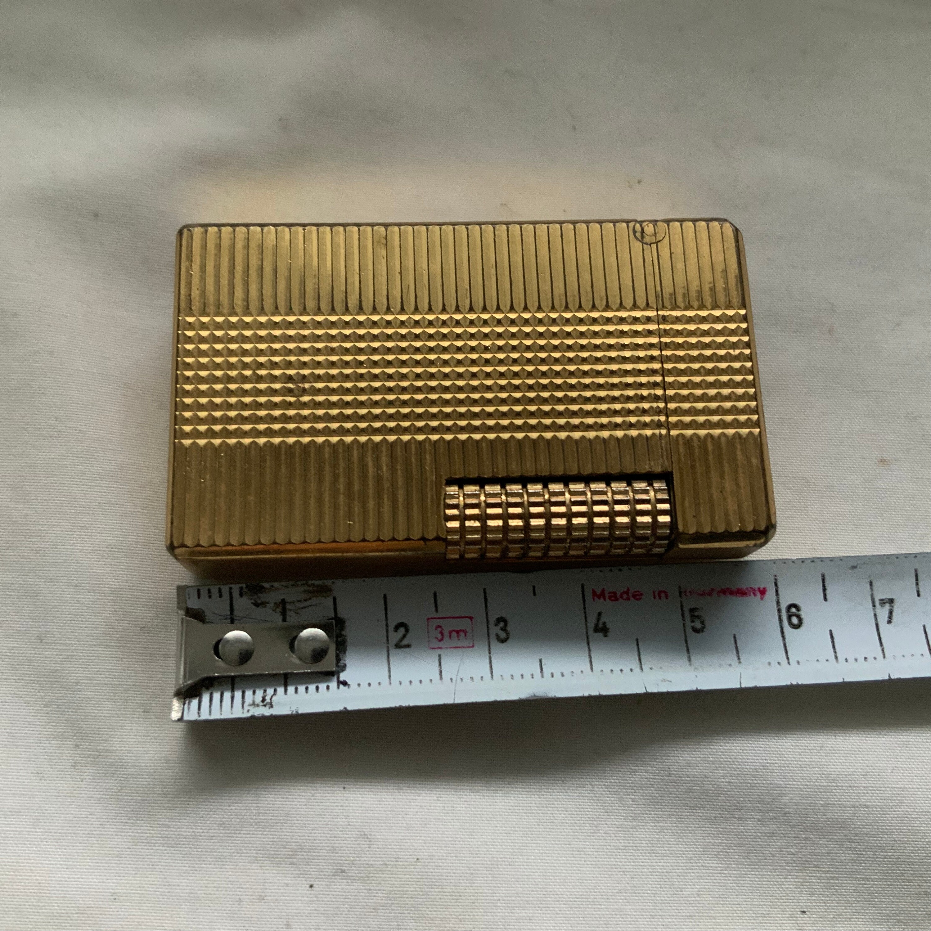 Old Vintage 1970's ZAIMA “chateau” Gold Plated Roller Gas