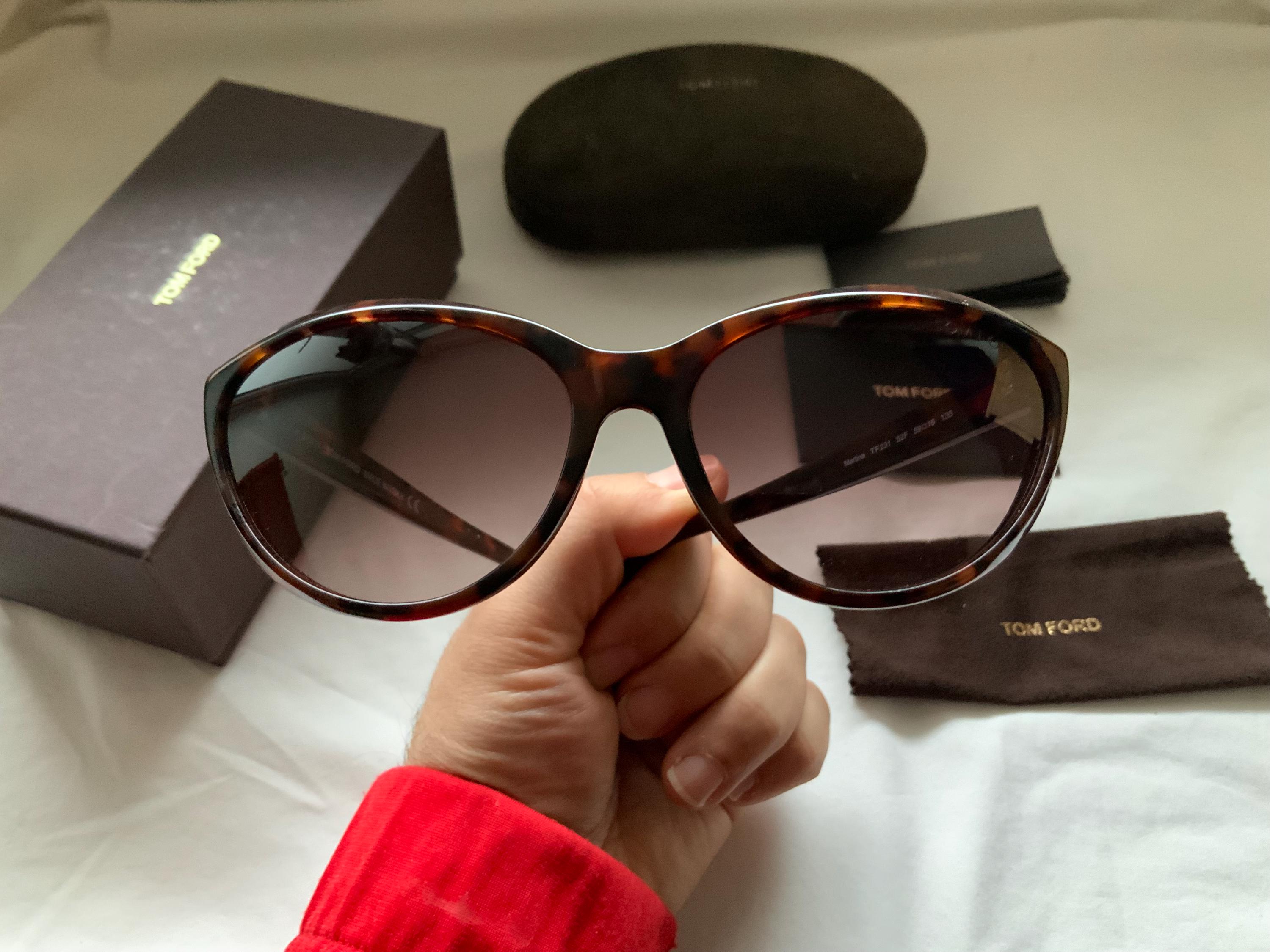 Tom Ford Martina TF 231 52F Tortoiseshell Cat Eye Gradien  display picture 3