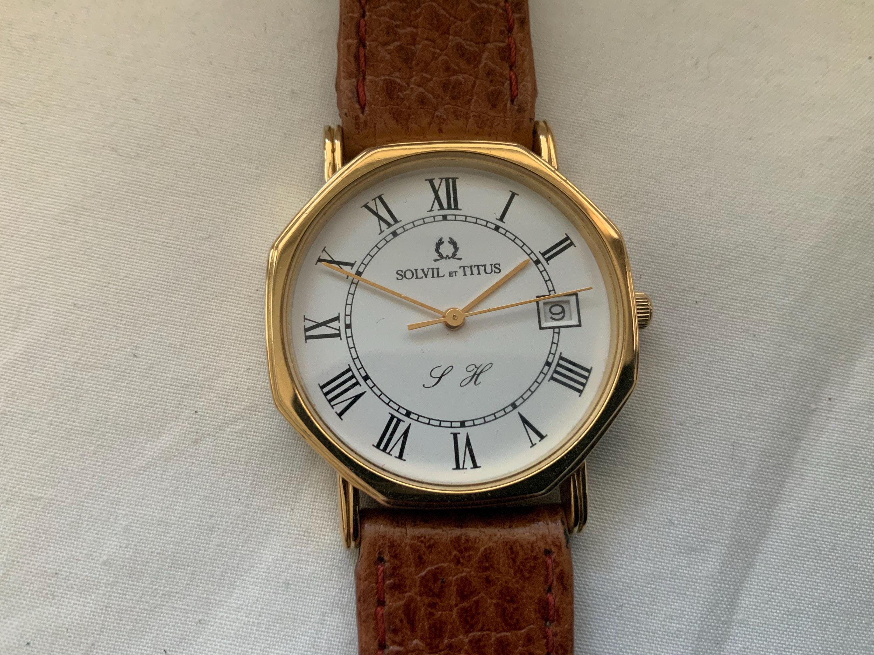 Vintage Solvil Et Titus Gents Quartz Watch - Etsy