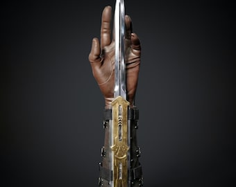 Accesorio de cosplay de la hoja oculta metálica de Assassin's Creed