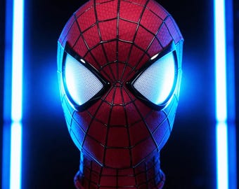 Red Spider-Man Micro Fabric 1:1 Mask with Faceshell