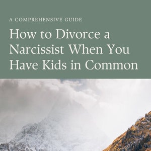 How to Divorce a Narcissist When You Have Kids in Common! Ebook, Narcissistic Abuse Recovery.