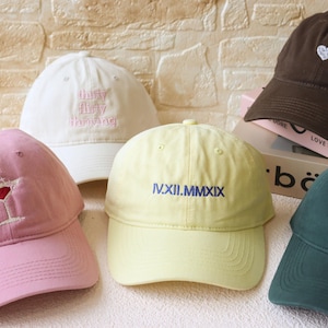 Embroidered personalized name or design retro baseball cap, personalized dad cap, embroidered logo, baseball cap, bachelor party cap