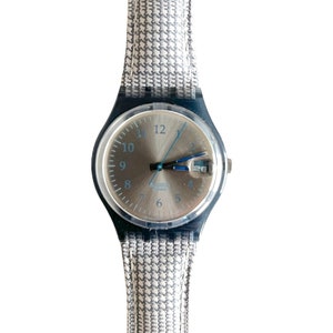 Orologio Swatch Gent vintage del 2001 da 34 mm - SCOTTISH GM411 - mai indossato, come nuovo e funzionante - nuova batteria installata - scatola originale