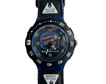 Vintage 1999 Swatch Scuba 200 Access SWITCH MC TWIST SHM100