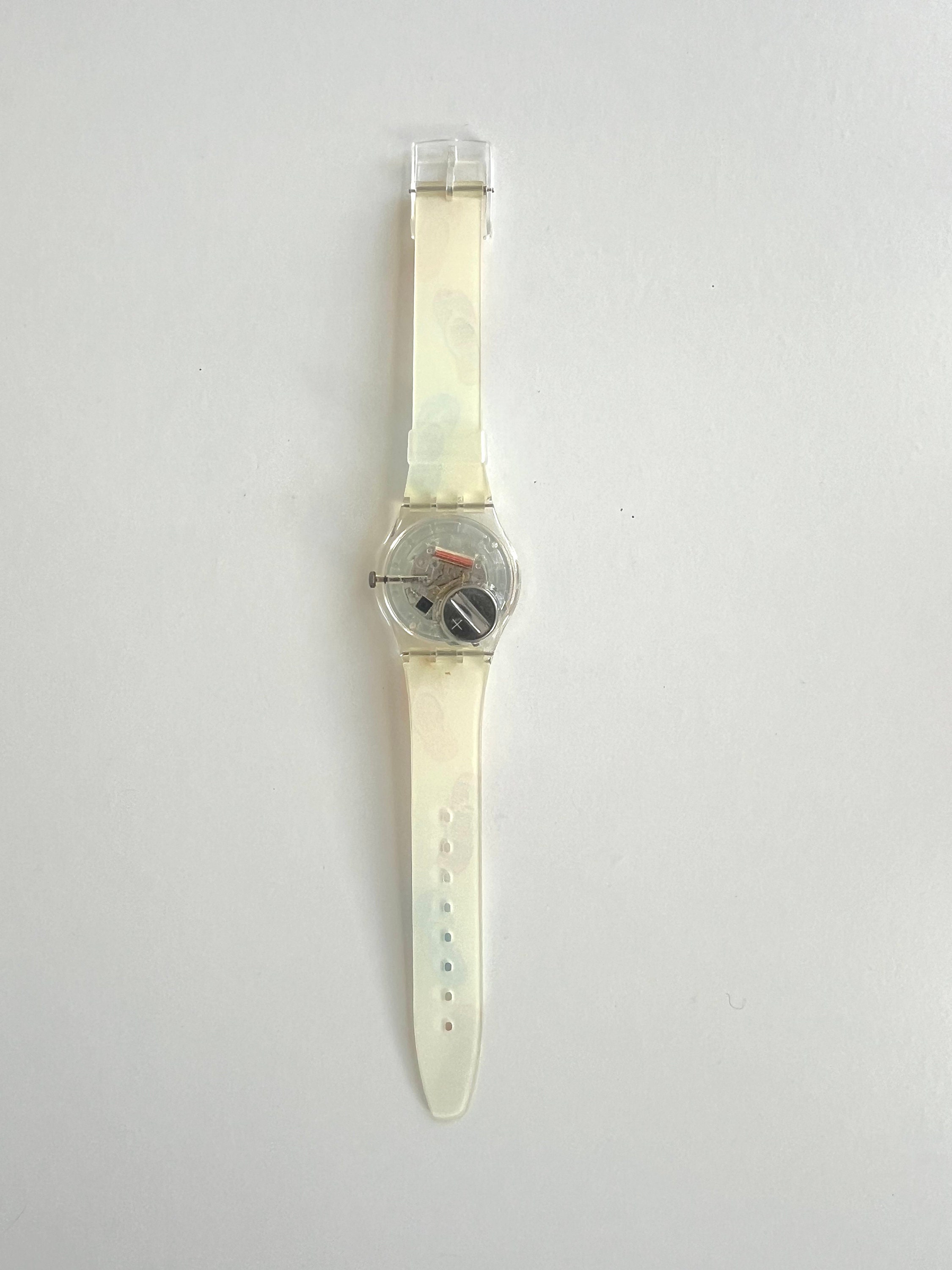 Swatch Watch Sandy Shoes GE205S Vintage 2002 Vintage Swatch Strap,  main image 3