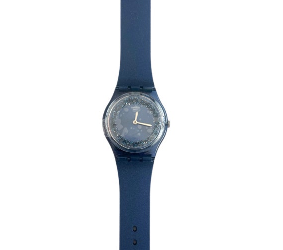 Swatch Gent 34mm Watch SIDERAL BLUE GN269 - Unworn Mint 