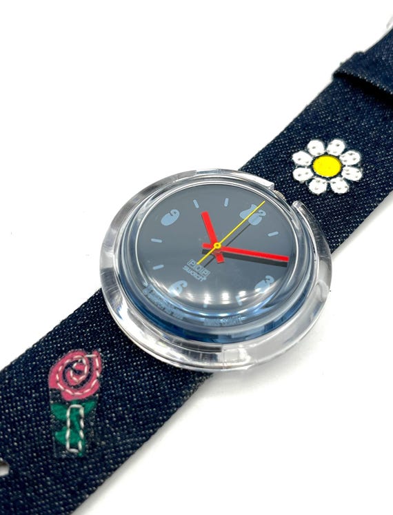 Vintage Midi Pop Swatch 32mm From 2000 - SIT IN PMN110  display picture 2