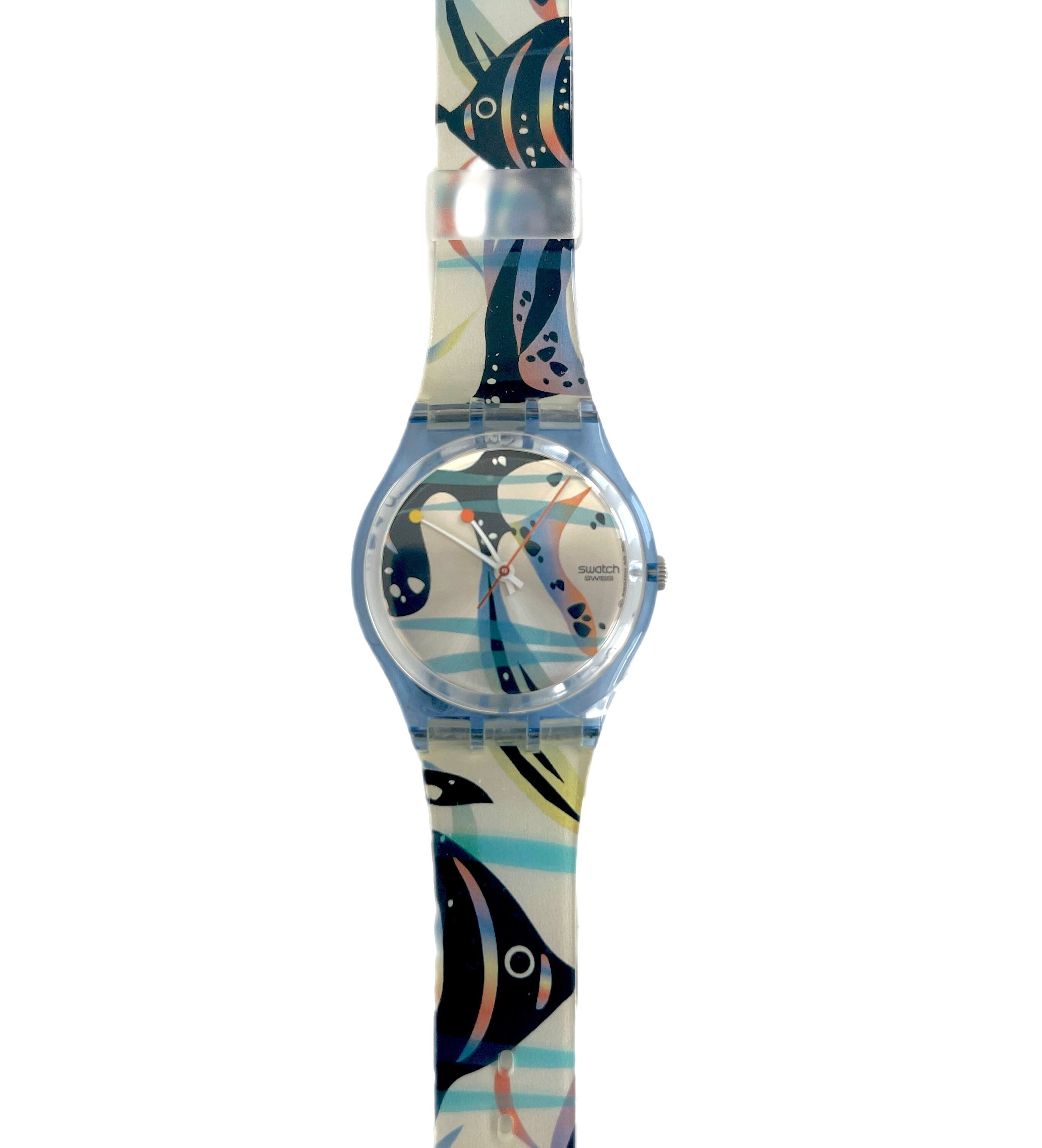 Swatch Watch  GS108  WONDERLAKE Vintage 2005 Swatch Watch: Magical Parade Floral Design  main image 3
