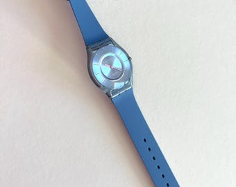 Swatch Skin Classic DENIM BLUE SS08N100 Unworn Mint Condition