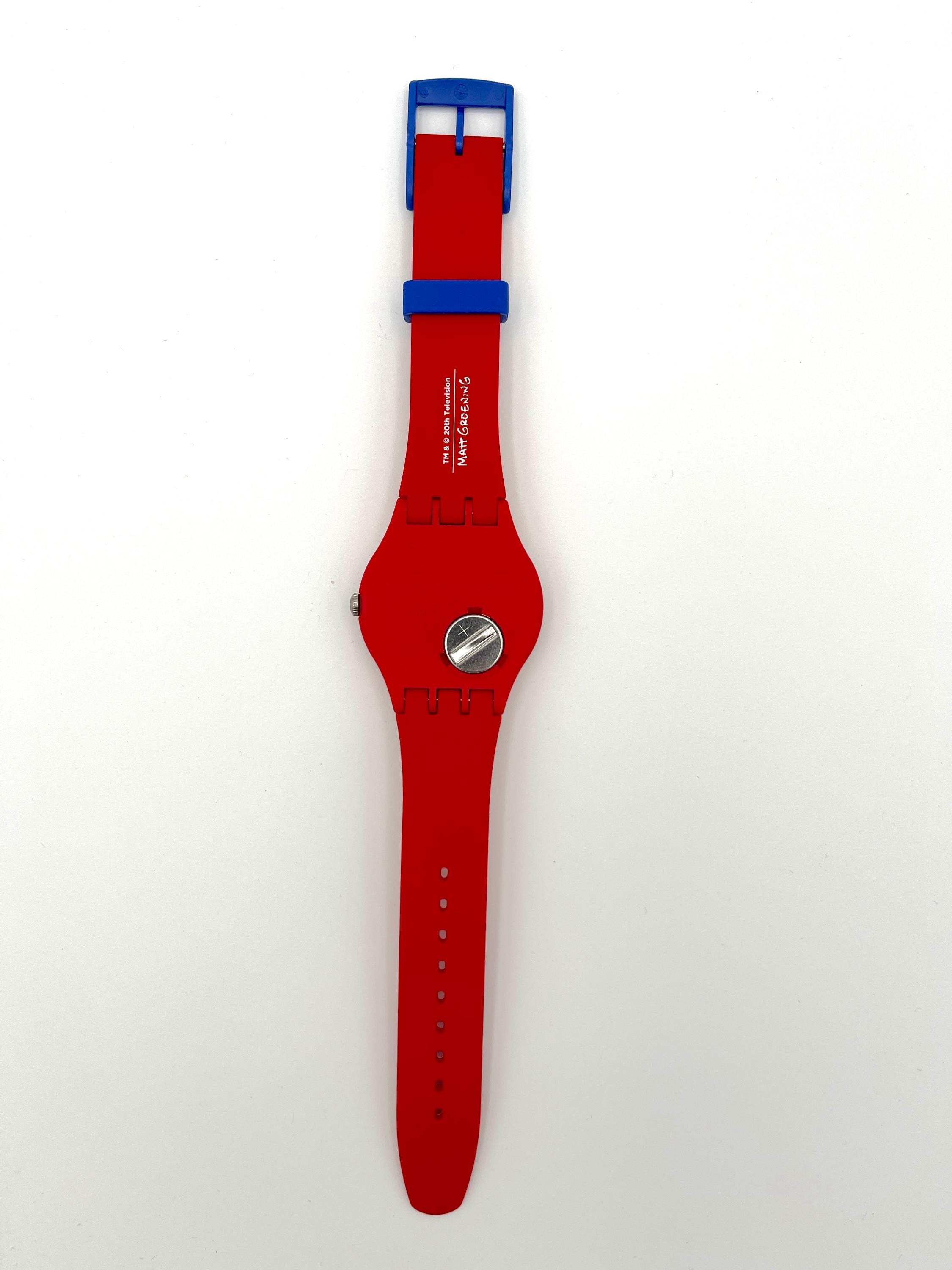 Swatch Simpson New Gent WONDROUS WINTER WONDERLAND - X-mas