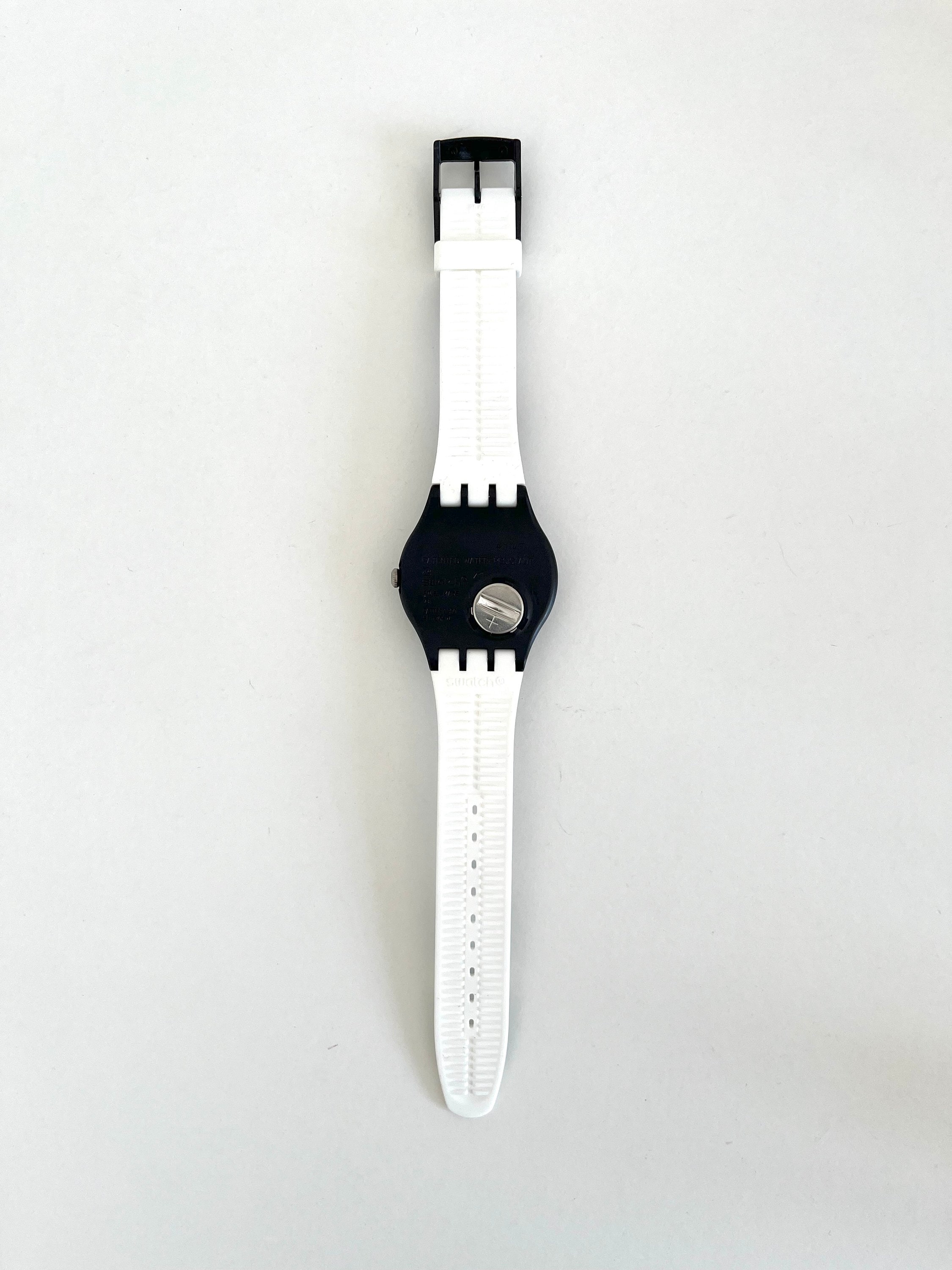 Swatch Watch - SUOZ124 - Words NEW Swatch Watch WORDS Artist Special SUOZ124 with Case  main image 3