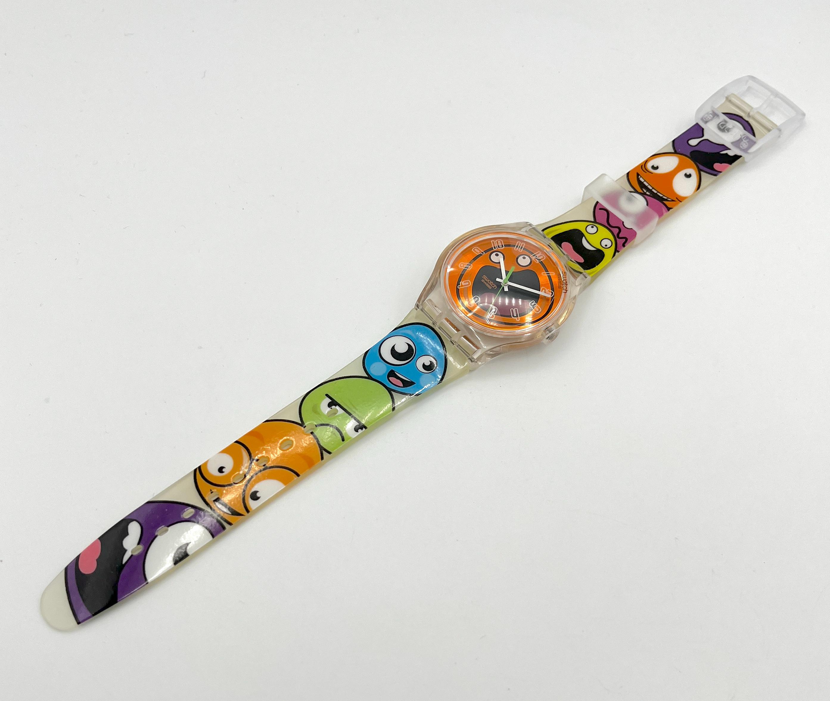 Swatch Jelly in Jelly POP WAVE SUJK108 - Unworn Mint 