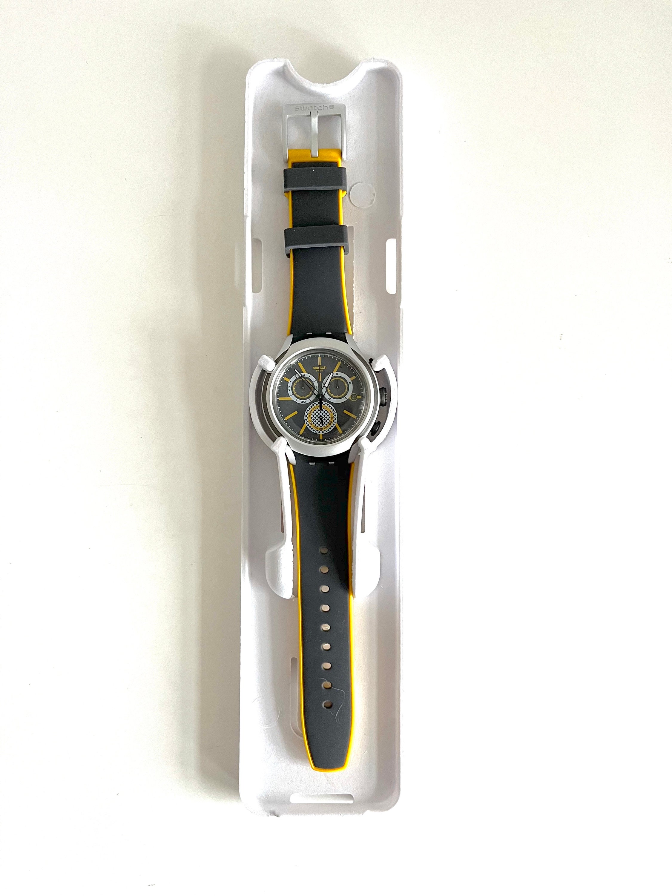 Swatch Irony Xlite Chrono BEE DROID YYS4008 - Unworn Mint
