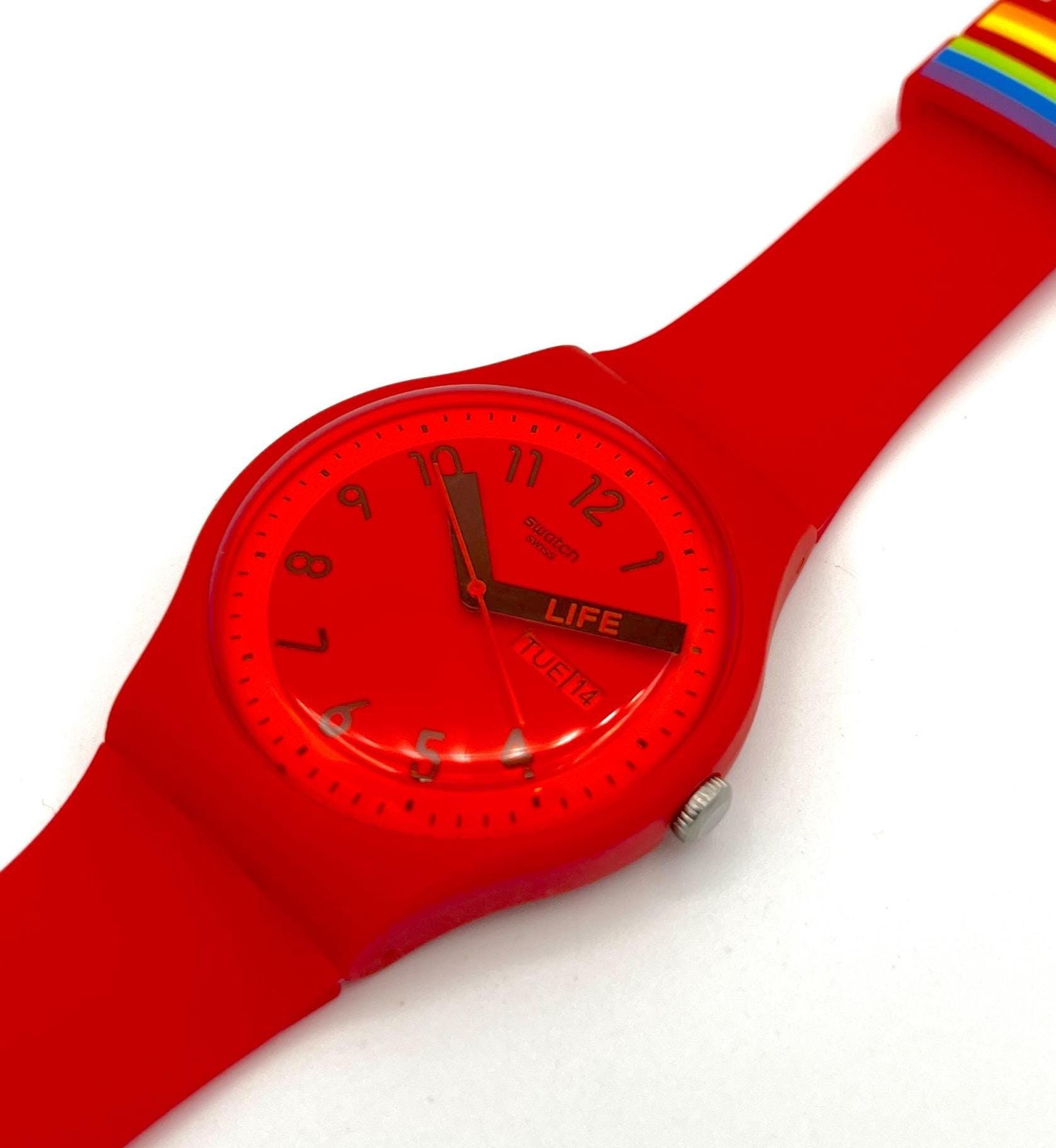 Swatch New Gent 41mm PROUDLY RED - Unworn Mint Condition - New