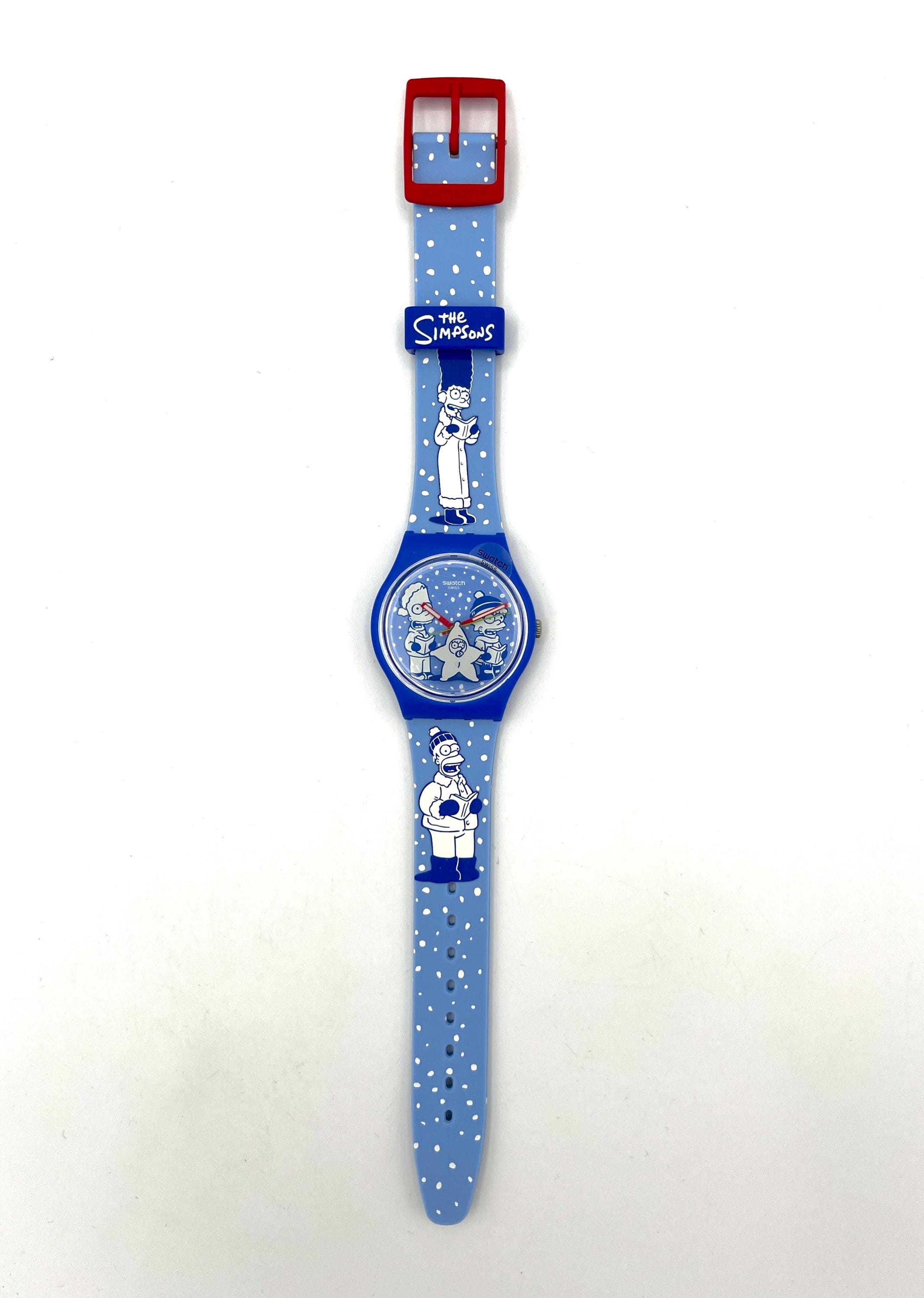 Swatch Simpson X-mas Gent Special TIDINGS OF JOY SO28Z126 - New in