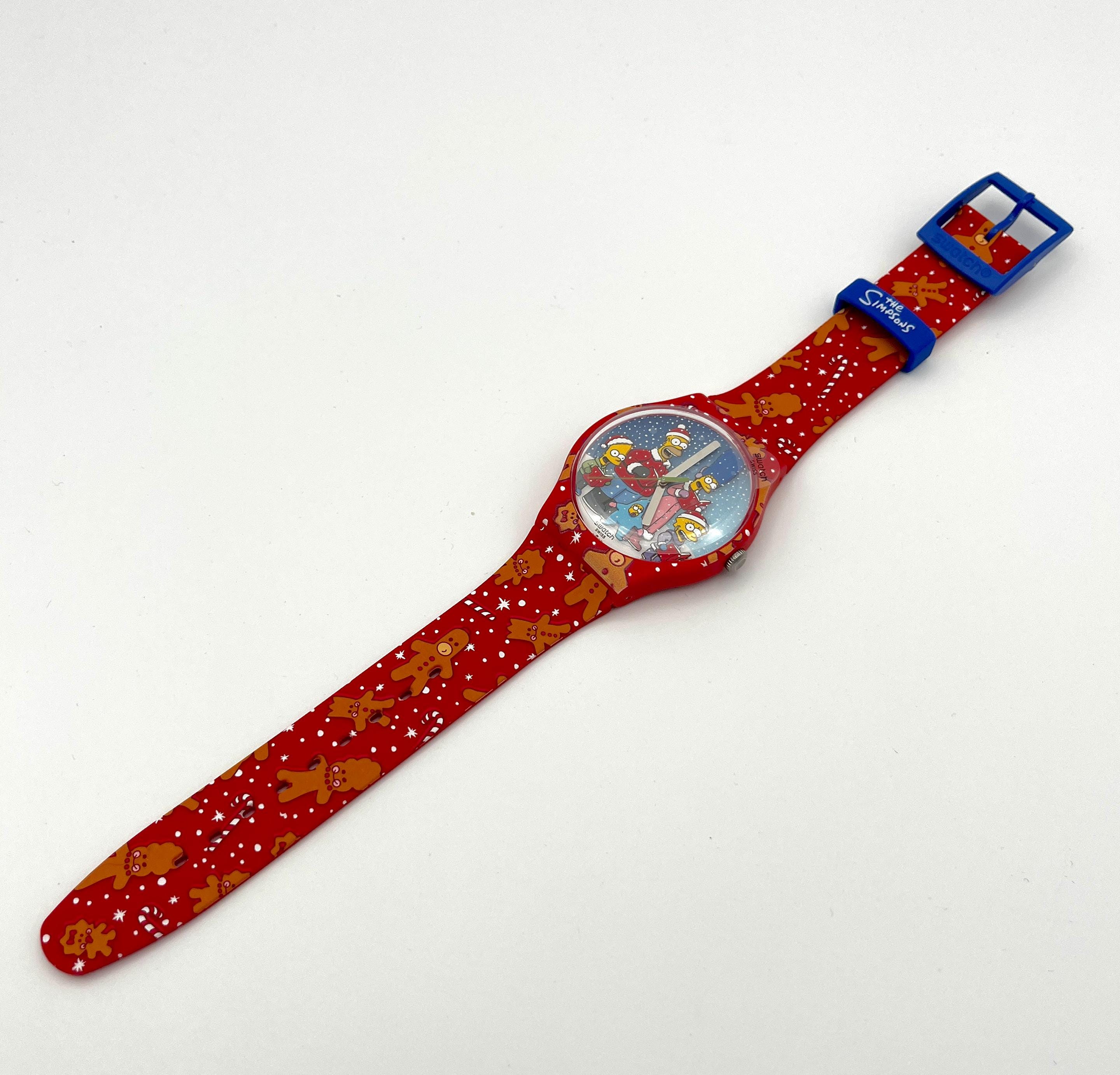 Swatch Simpson New Gent WONDROUS WINTER WONDERLAND - X-mas