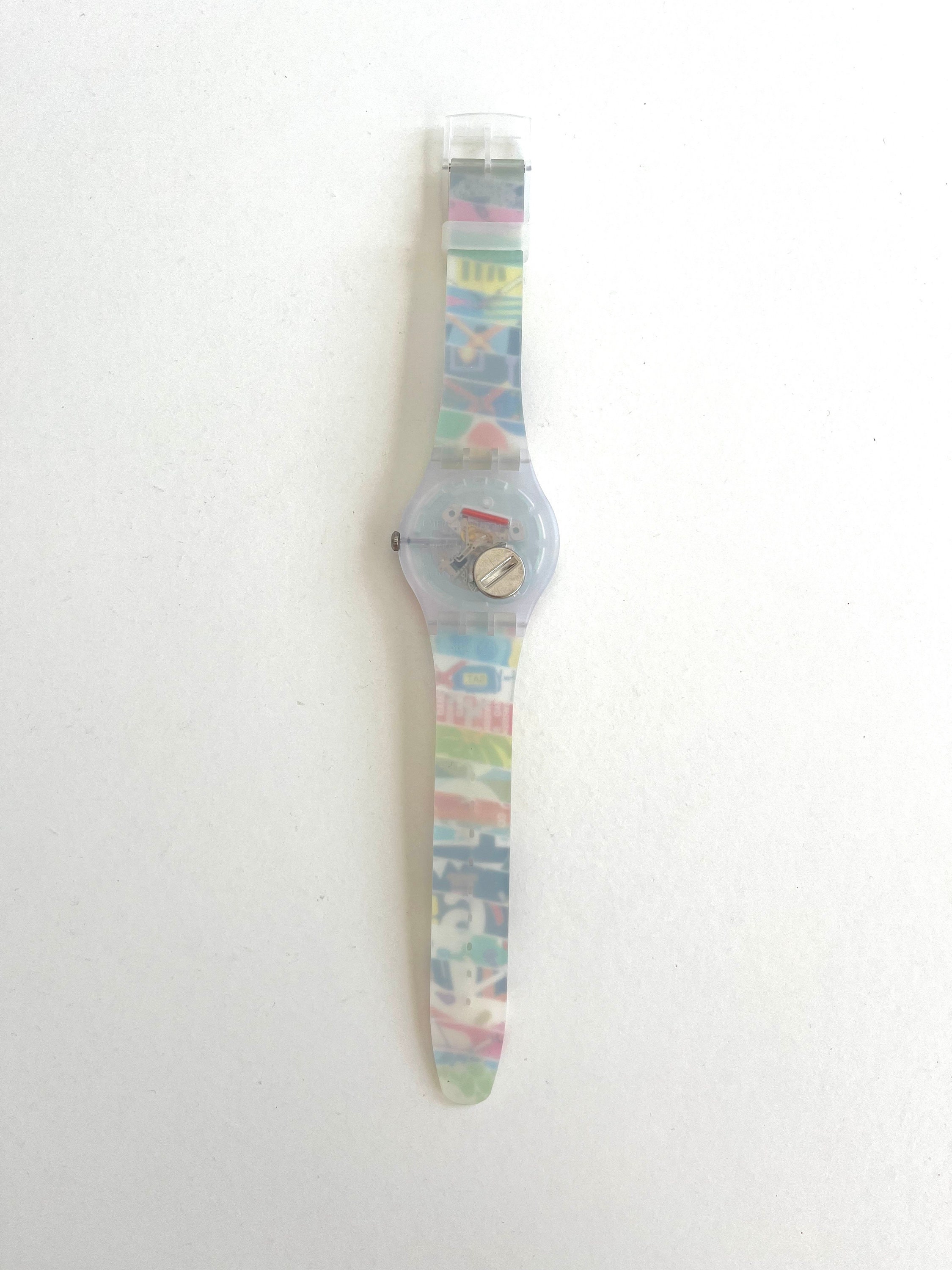 新品・未使用【Swatch 】WHITE LOOP SUOZ170 2014年 - メルカリ