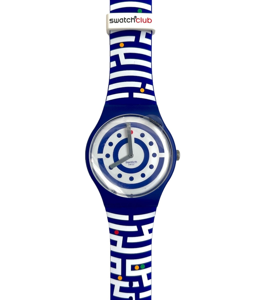 Swatch New Gent Club Special FOLLOW THE DOTS SUOZ279 - Unworn Mint