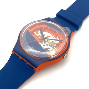 Swatch New Gent 41mm - new in box - MYRTIL TECH SUOO102 - unworn mint condition - new battery installed - original packaging
