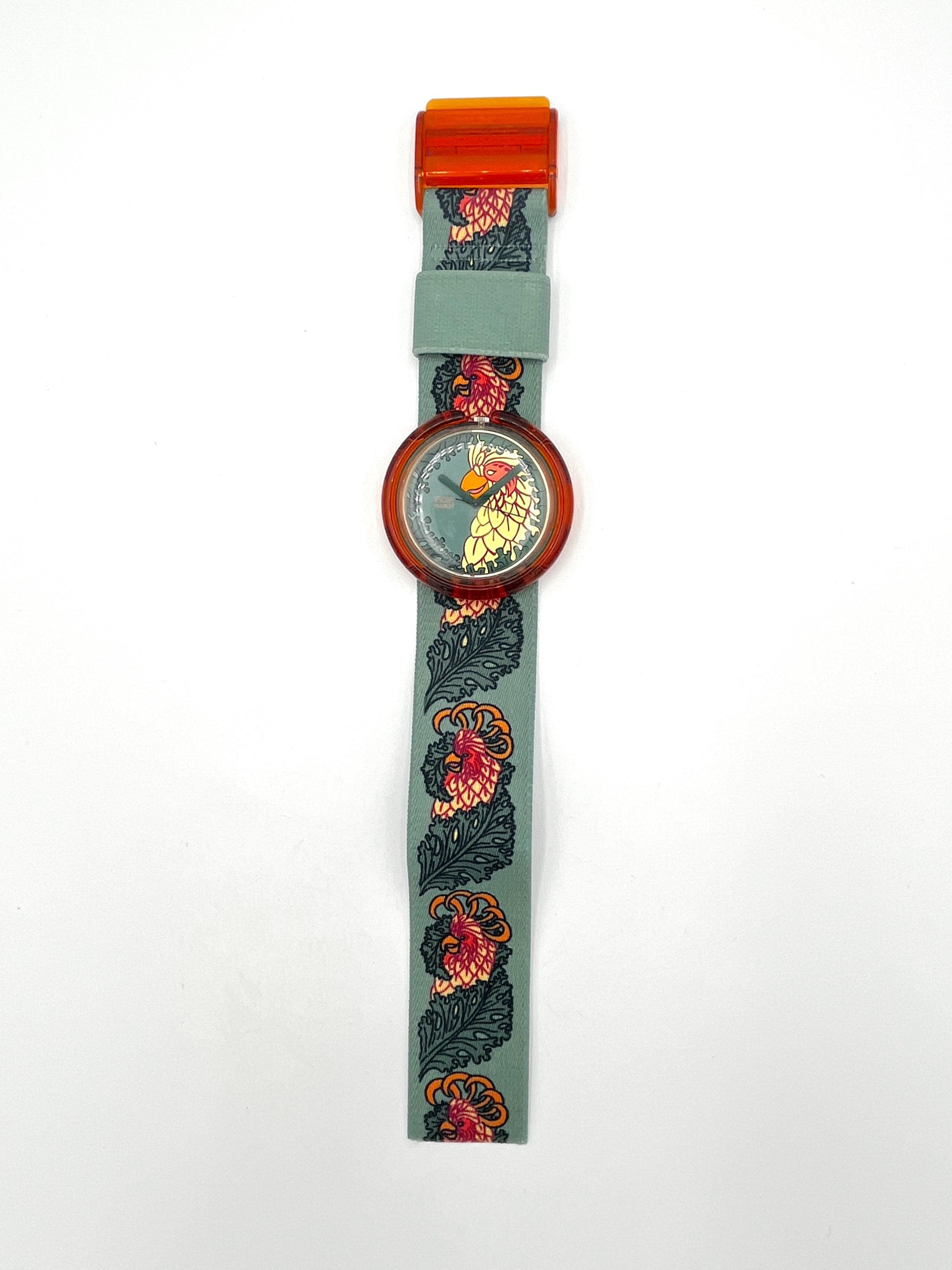 Vintage 1993 Pop Swatch 39mm - GOLDEN CAGE PWK186 - Unworn Mint