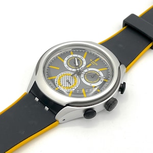 Swatch Irony XLite Chrono BEE DROID YYS4008, New in Box, Swiss Chronograph Watch, Collectible Swatch, Retro Gift