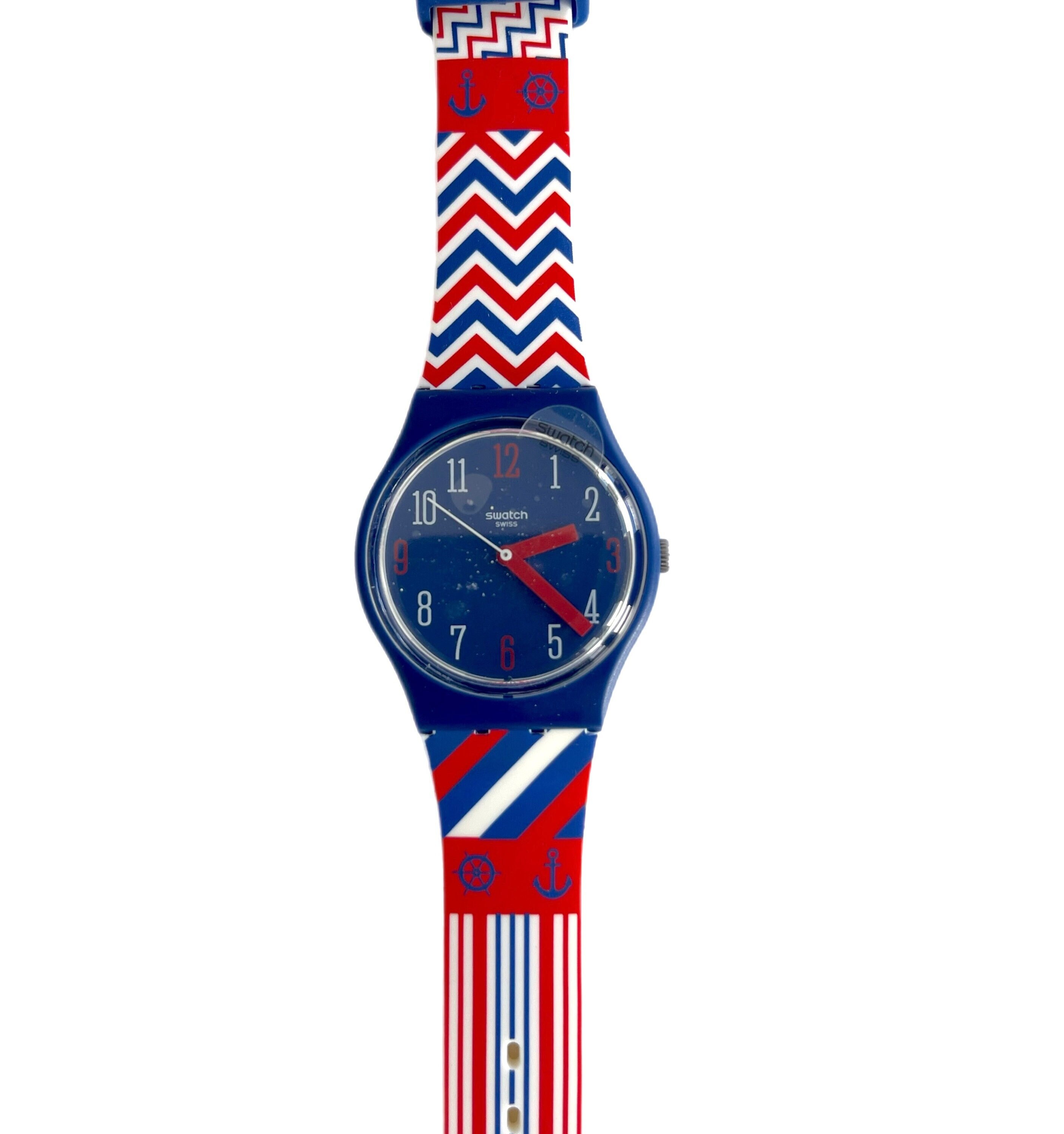 Swatch Gent 34mm GRAND VOILE GN240 - 未使用の新品同様の動作状態 
