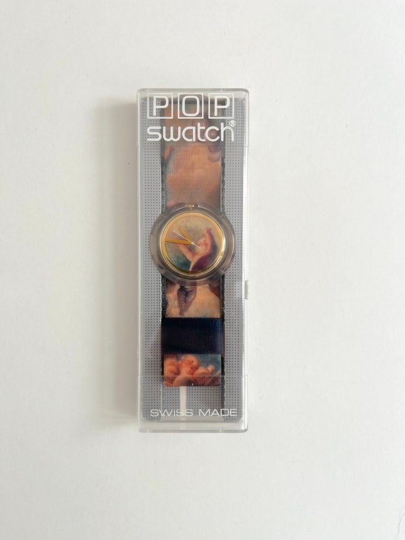 Vintage 1992 Pop Swatch 39mm - PUTTI PWK168 - Unworn Mint and