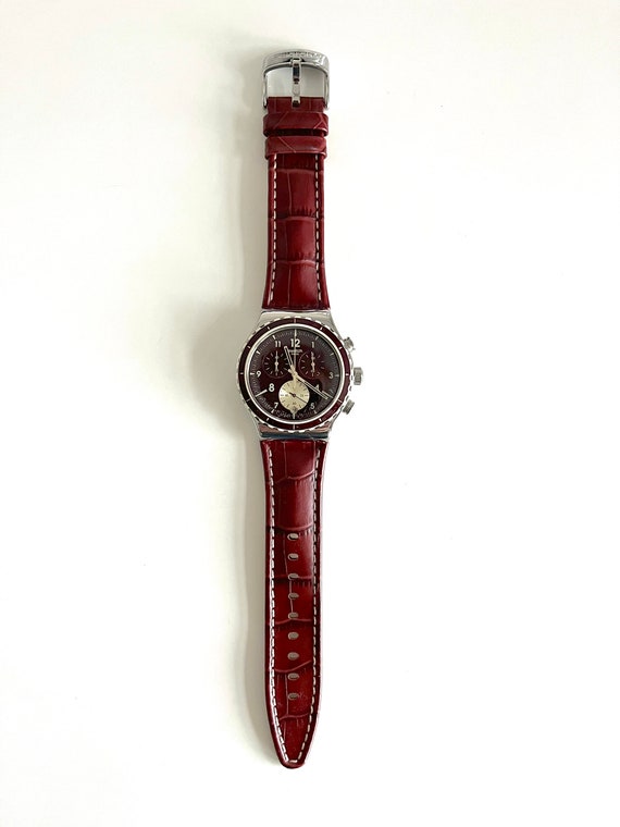 Reloj Swatch New Irony Chrono 43 mm vintage DESTINATION PARIS YVS418 perfecto estado sin usar todas las funciones probadas bateria nueva caja original Etsy Espana