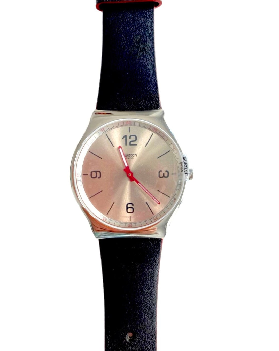 Buy Swatch Skin Irony 42mm Watch SKINMETAL SS07S104 Unworn Mint  Condition New in Box Leather Band Online in India