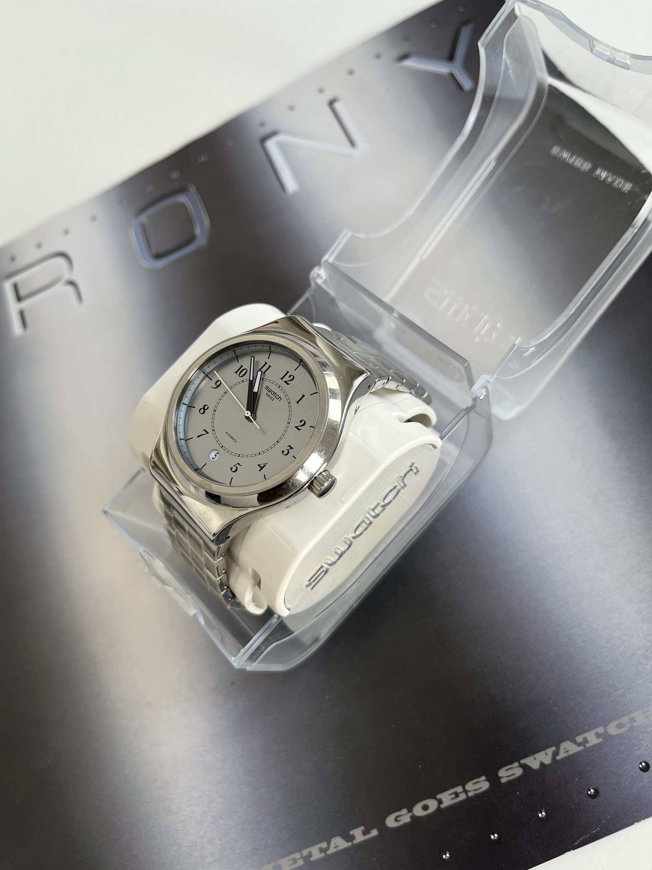 Swatch Irony Automatic SISTEM CHECK YIS40412G - Unworn Mint Running ...