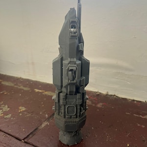 The Rocinante 22CM / 9''  Model - Custom Kit Expanse Space Ship Corvette Ship Fleet Battles (Damaged)