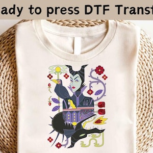 Disney Villains Characters DTF Transfer, Disney Villains The Evil Shirt, Disney Evil Queens DTF, Girls Trip Shirt, Evil Queen Matching Shirt
