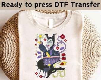 Disney Villains Characters DTF Transfer, Disney Villains The Evil Shirt, Disney Evil Queens DTF, Girls Trip Shirt, Evil Queen Matching Shirt