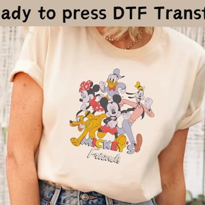 Retro Mickey Mouse DTF Transfer, Disney World Vintage Mickey DTF, Classic Mickey DTF Transfers, Disneyland Mickey Shirt, Classic Mickey Tee