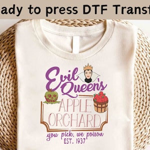 Disney Villains Characters DTF Transfer, Disney Villains The Evil Shirt, Disney Evil Queens DTF, Girls Trip Shirt, Evil Queen Matching Shirt