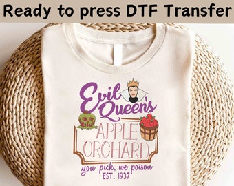 Disney Villains Characters DTF Transfer, Disney Villains The Evil Shirt, Disney Evil Queens DTF, Girls Trip Shirt, Evil Queen Matching Shirt