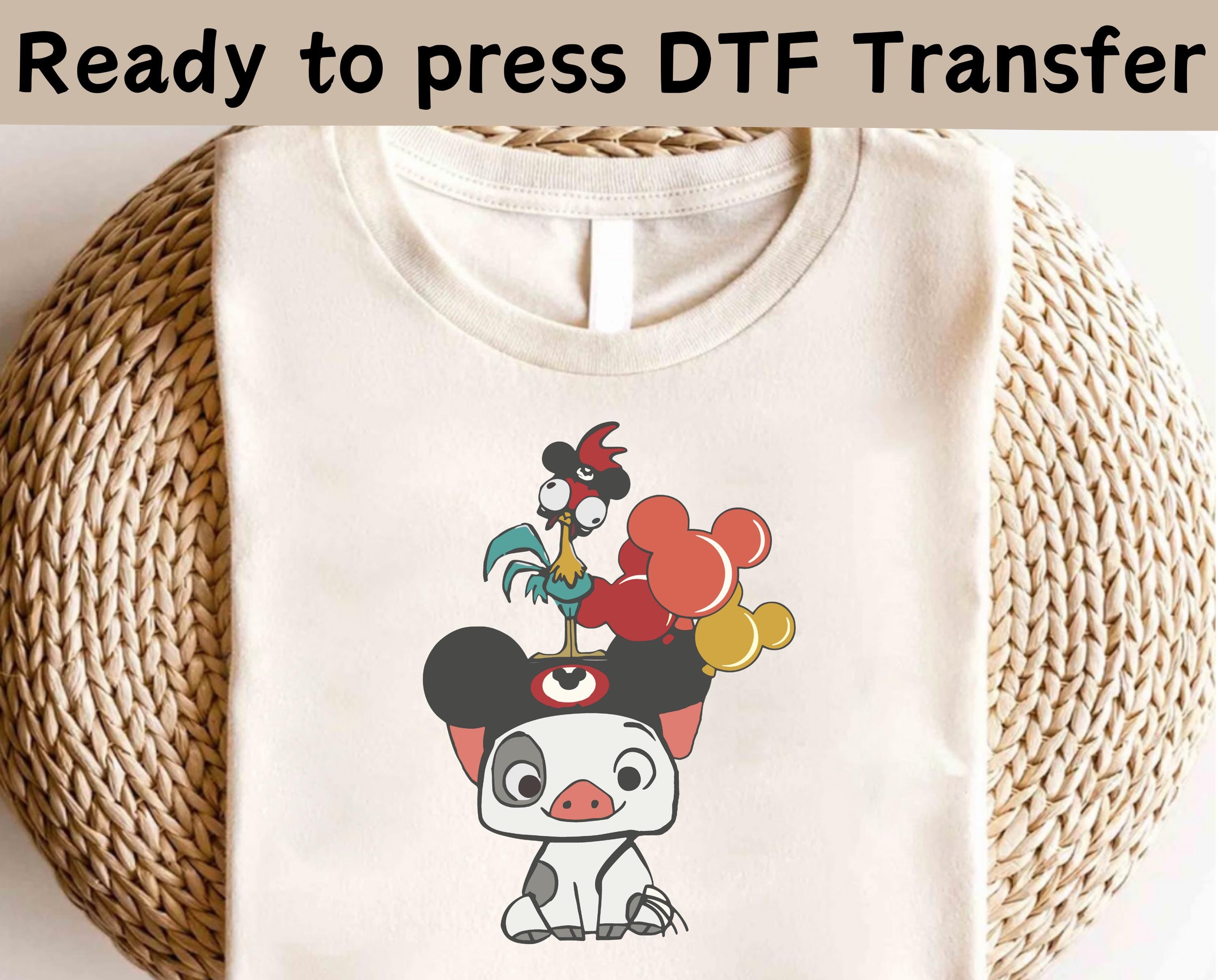 モアナたんページ ディズニープリンセス モアナ DTF、モアナ プアとヘイヘイ マウイ