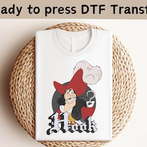 Disney Peter Pan Neverland DTF,Disney Captain Hook Shirt,Disney Neverland DTF,Magic Kingdom Shirt, Tinker Bell Shirt,Disney Girls Trip Shirt
