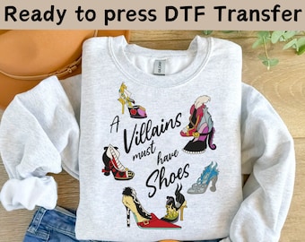 Disney Villains Characters DTF Transfer, Disney Villains The Evil Shirt,Disney Villains DTF Transfers,Disney Villains Shirt,Girls Trip Shirt