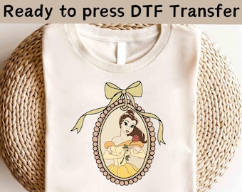 Camiseta Disney de La Bella y la Bestia, Camiseta Disney de Un Cuento Tan Antiguo como el Tiempo, Camiseta Disney de Lazo Coqueta Bella, Camiseta Disney de Princesas, Camiseta Disney de Viaje para Chicas