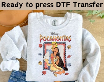 Disney Pocahontas DTF Transfer, Pocahontas Shirt, Pocahontas Princess DTF Transfers,Disney Princess Shirt,Disney Pocahontas Characters Shirt