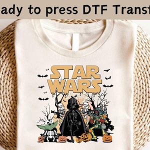 Disney Star Wars Halloween DTF, Trick or Treat DTF, Spooky Season DTF, Disney Pumpkin Shirt,Halloween Party Shirt, Galaxy&#39;s Edge Shirt