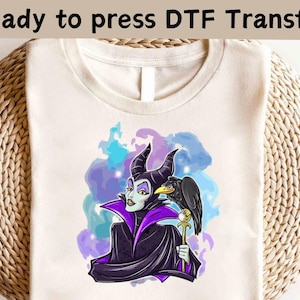 Disney Villains Maleficent DTF Transfer, Disney Villains The Evil Shirt, Disney Evil Queens DTF, Girls Trip Shirt, Evil Queen Matching Shirt