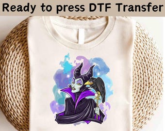Disney Villains Maleficent DTF Transfer, Disney Villains The Evil Shirt, Disney Evil Queens DTF, Girls Trip Shirt, Evil Queen Matching Shirt