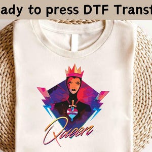 Disney Villains Maleficent DTF Transfer, Disney Villains The Evil Shirt, Disney Evil Queens DTF, Girls Trip Shirt, Evil Queen Matching Shirt
