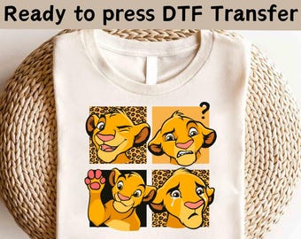 Disney Hakuna Matata DTF, Disney Simba And Timon DTF, Simba Nala Shirt, Disney Hakuna Matata Shirt, The Lion King Shirt, Disney Simba Shirt
